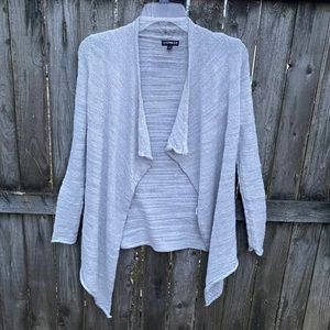 express sparkle open sweater